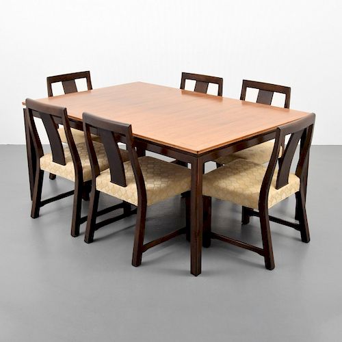 Edward Wormley Dining Table & 6 Chairs