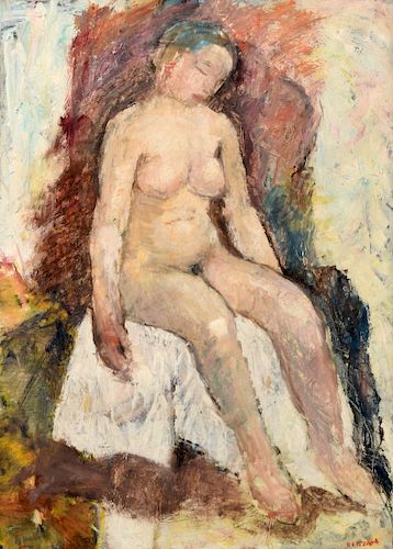 Dietz Edzard Figural Painting, Female Nude