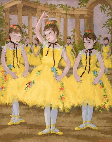 Suzanne Eisendieck Painting, Ballet Theme