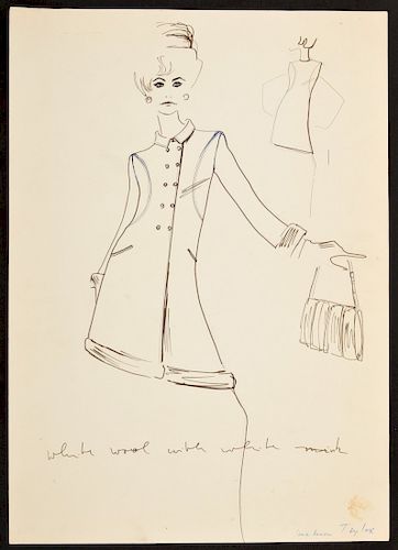 Karl Lagerfeld Fashion Drawing