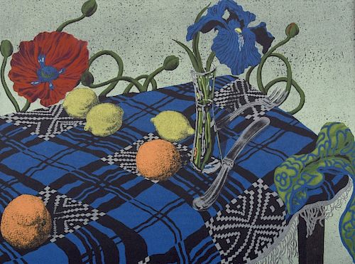 Jack Beal "Still Life" Lithograph, Signed Edition