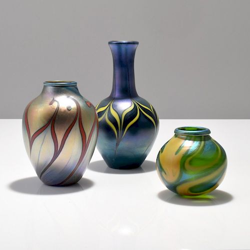 3 Vases: Lundberg Studios, Mark Peiser