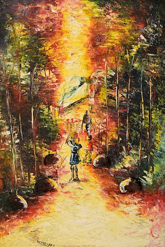Victor Sean Painting, Tropical/Naive Theme