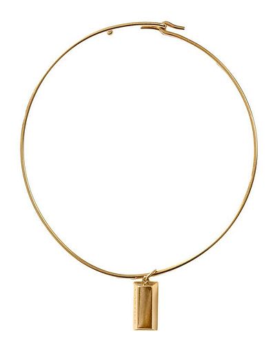Cartier 18 Kt. Gold Pendant, Necklace
