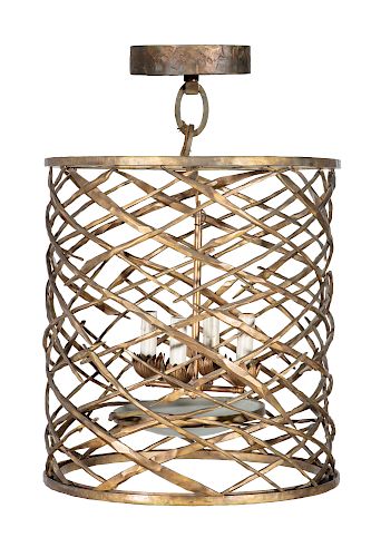 A bronze Cyclone lantern, van der Straeten 