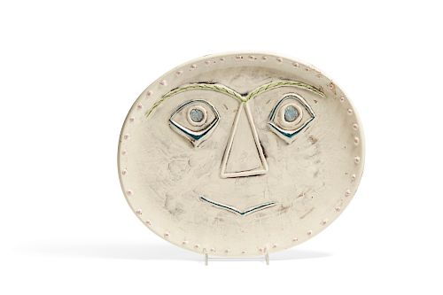 Pablo Picasso, ceramic, Visage Geometrique