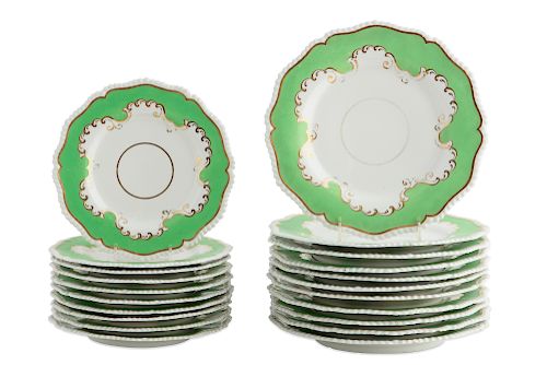 Flight, Barr and Barr Worcester porcelain plates