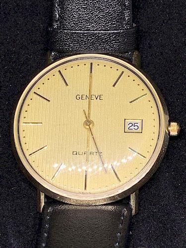 14K Gold Geneve Wrist Watch