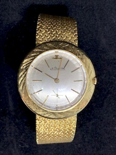 14K Gold Le Coultre Wrist Watch