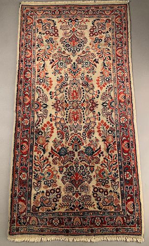 Semi-Antique Persian Sarouk Carpet