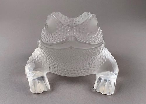 Lalique "Gregoire"  Toad Figure