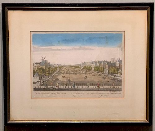 Vue D'Optique of Amsterdam Children's Orphanage from