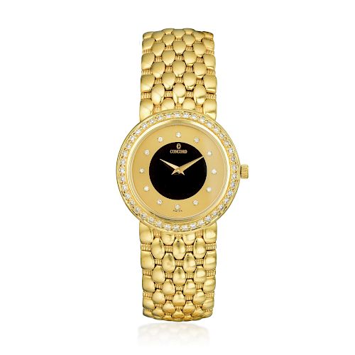 Concord Ref. 56-62-262 Ladies Watch in 18K Gold with Diamonds