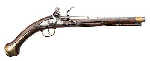 Continental Flintlock Pistol, Probably Italian 
