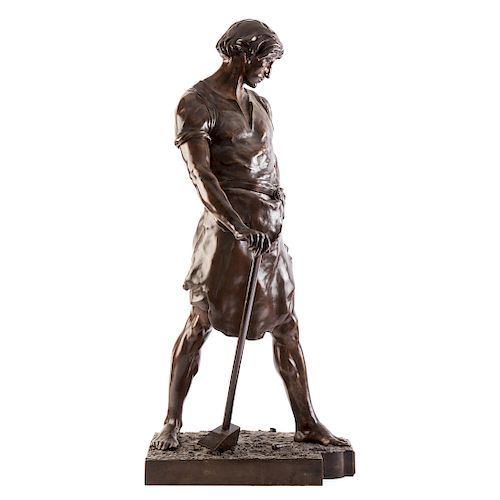 Emile Louis Picault. "Pax Et Labor," Bronze