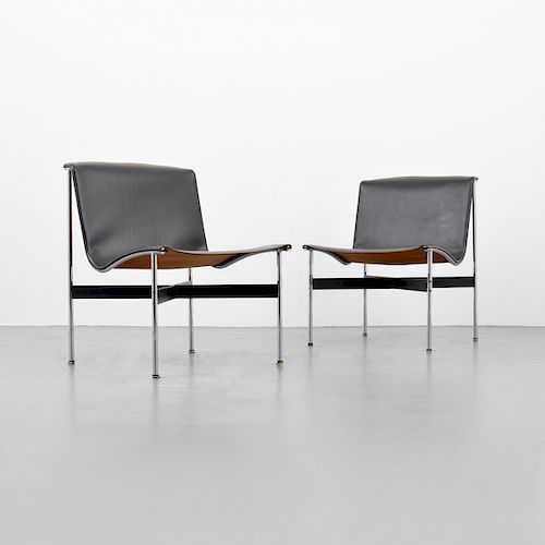 Pair of Katavolos, Littell & Kelley "New York" Lounge Chairs