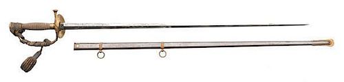 Model 1860 Staff & Field Officer's Sword & Scabbard 