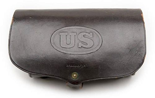 No. 2 Hagner Leather Cartridge Pouch 