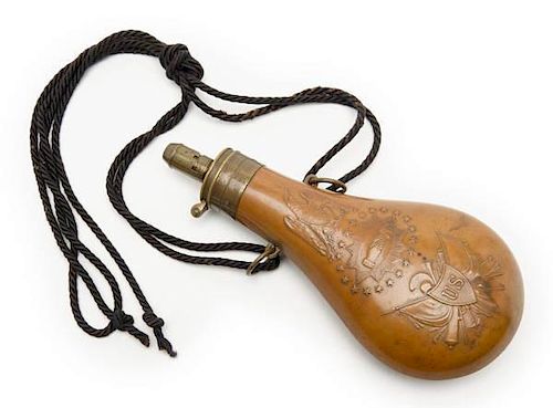 1853 Dated Batty "Peace Flask" 