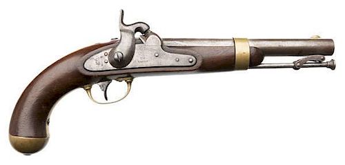 U.S. Model 1842 Percussion Pistol by H. Aston & Co. 