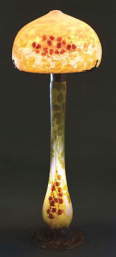 Daum Cameo Table Lamp.