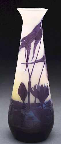 Galle Lily Pond Vase.