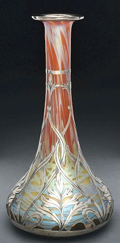 Loetz Phaenomen 358 Overlay Vase.