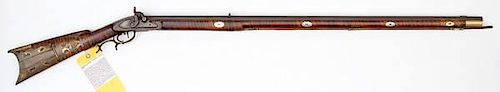 Ohio Percussion Rifle by J.W. Stackhouse, Belmont Co. 