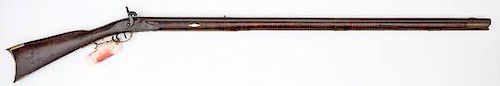 Early Unmarked Ohio Percussion Rifle 
