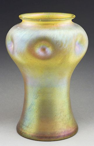 Bohemian Art Glass Vase.