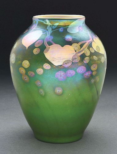 Tiffany Favrile Millefiori Vase.