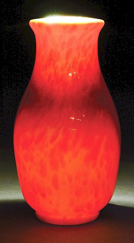 Tiffany Favrile Red Vase.