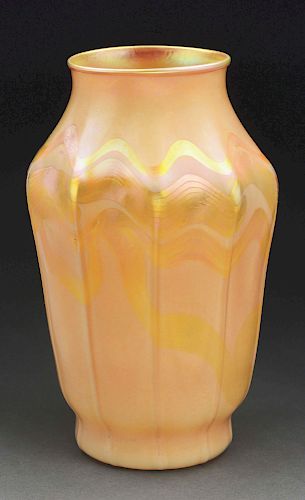 Tiffany Favrile Decorated Vase.
