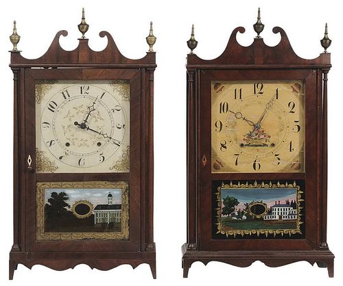 Eli Terry Pillar-and-Scroll Clock,