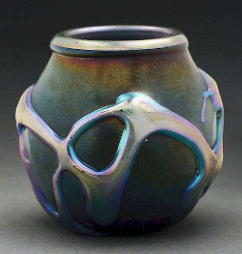 Tiffany Favrile Decorated Vase.