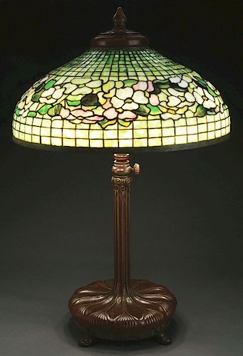Tiffany Studios Dogwood Table Lamp.