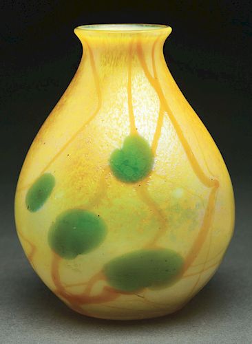 Tiffany Leaf and Vine Cypriote Vase.