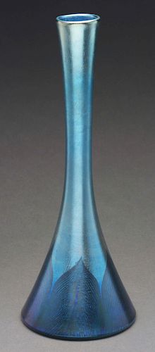 Tiffany Pulled-Feather Vase.
