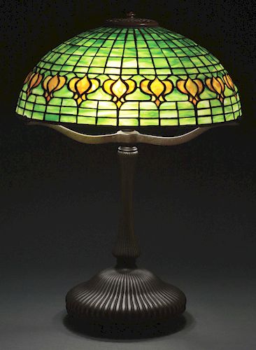 Tiffany Studios Pomegranate Table Lamp.