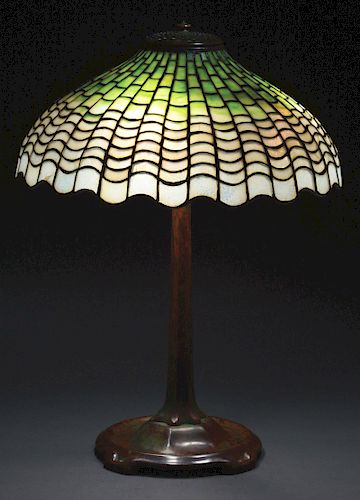 Tiffany Studios Leaded Table Lamp.