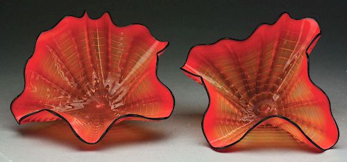 Dale Chihuly Persian 2-pc Set.