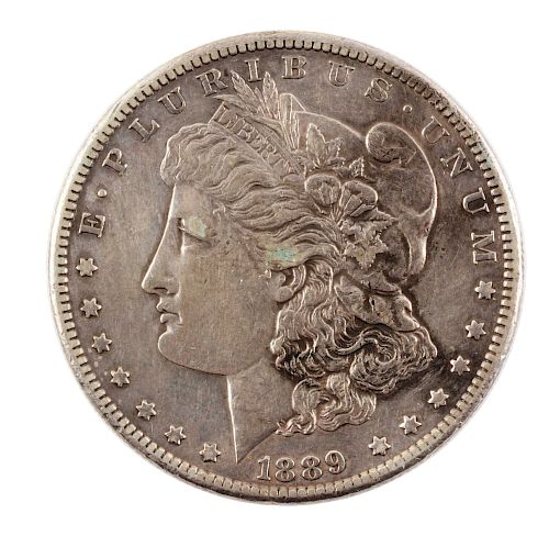 1889-CC Morgan Silver Dollar.