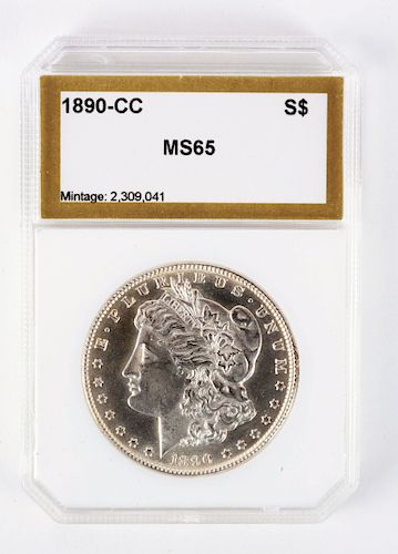 1890 CC Carson City Silver Dollar.
