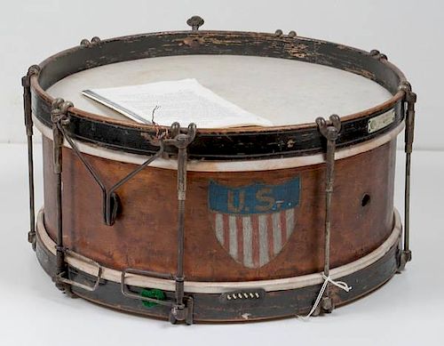 Model 1886 Regulation Snare Drum by Wurlitzer 