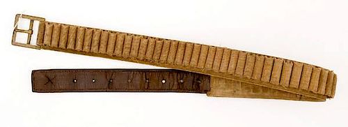 Model 1876 1st Pattern Prairie Cartridge Belt 