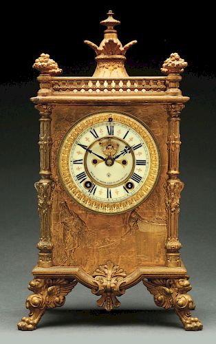Ansonia Bronze Clock. 