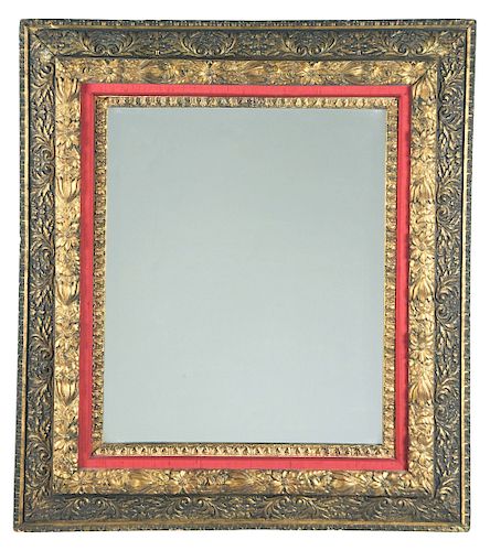 Victorian Beveled Mirror.