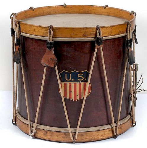 Regulation Late 19th Army Field Drum 