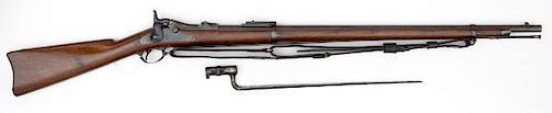 Model 1884 Springfield Trapdoor Rifle With Bayonet 
