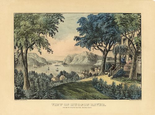 View on Hudson River. From Ruggle's House, Newburgh